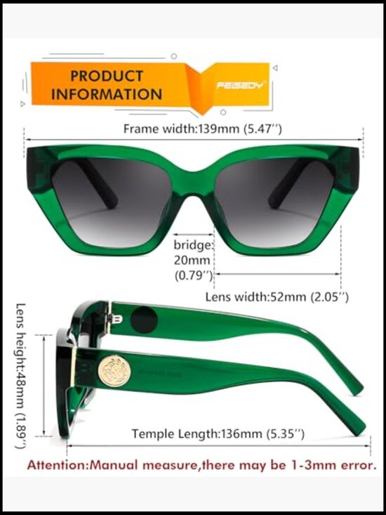 Polarized Cat Eye Sunglasses UV400 Protection for Driving main image 5